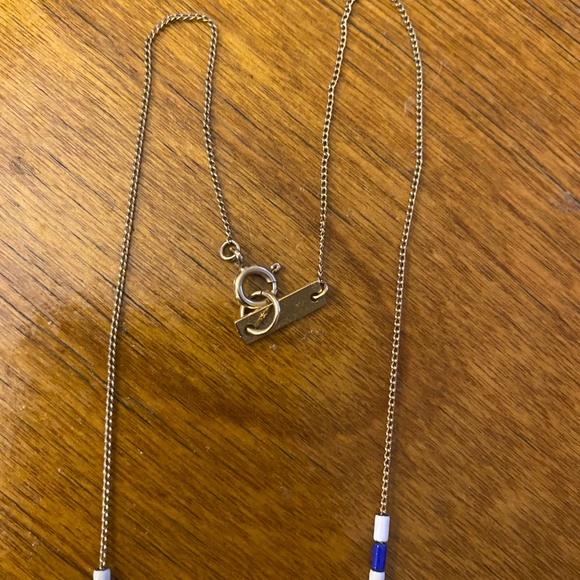 Isabel Marant Primary Colors  Bead Necklace on Gold Chain 16" NWOT - Picture 8 of 11